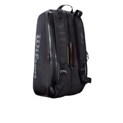 Wilson Pro Staff V13 Super Tour 9 Pack Racquet Bag (Black) -Tennipro Store bb6f0c3b5295082ff83c57057f1f8880657922ca WR8010601 2 SUPER TOUR PRO STAFF 9PK BL