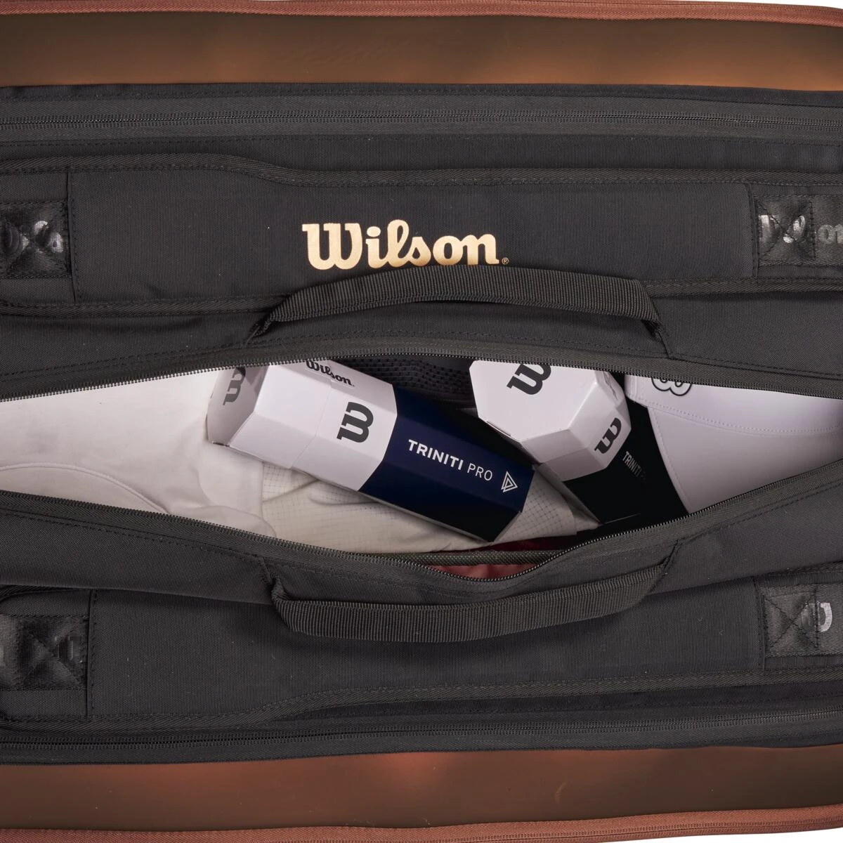 Wilson Pro Staff V14 Super Tour 15 Pack Racquet Bag (Bronze) 9 Wilson Pro Staff V14 Super Tour 15 Pack Racquet Bag (Bronze) - Image 7