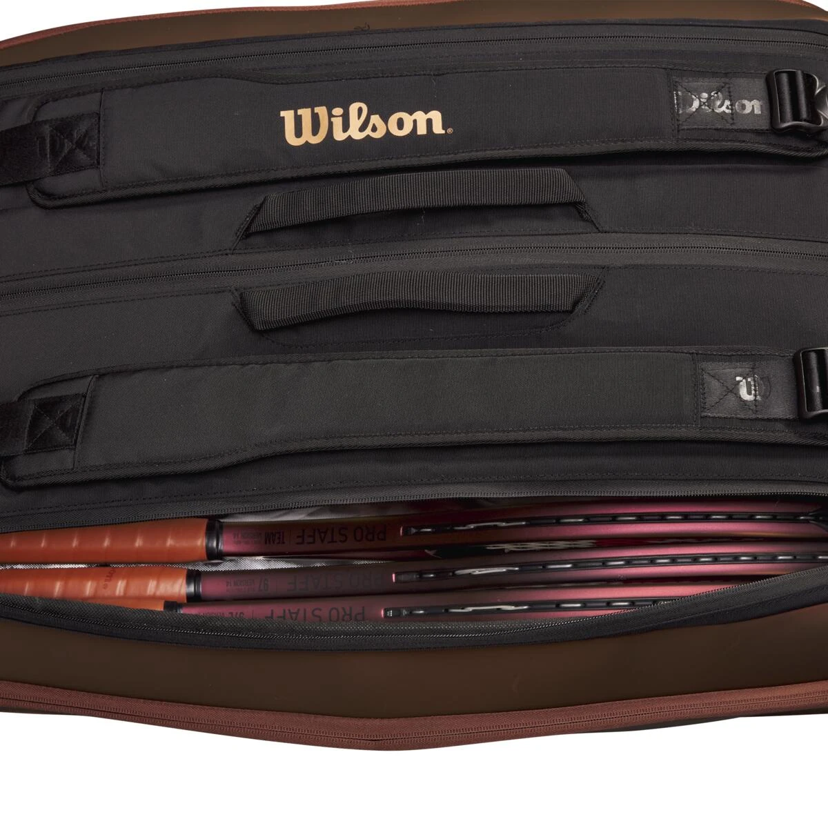 Wilson Pro Staff V14 Super Tour 15 Pack Racquet Bag (Bronze) 8 Wilson Pro Staff V14 Super Tour 15 Pack Racquet Bag (Bronze) - Image 6