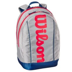 Wilson Junior Backpack (Grey/Blue/Red)
