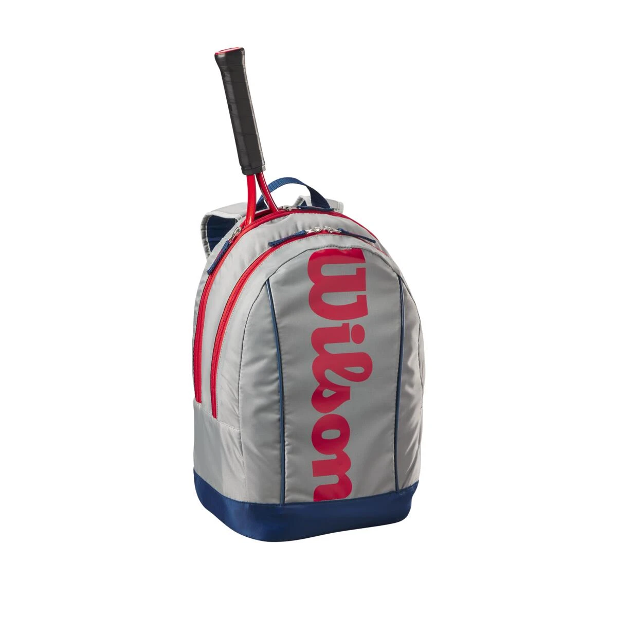 Wilson Junior Backpack (Grey/Blue/Red) 4 Wilson Junior Backpack (Grey/Blue/Red) - Image 2