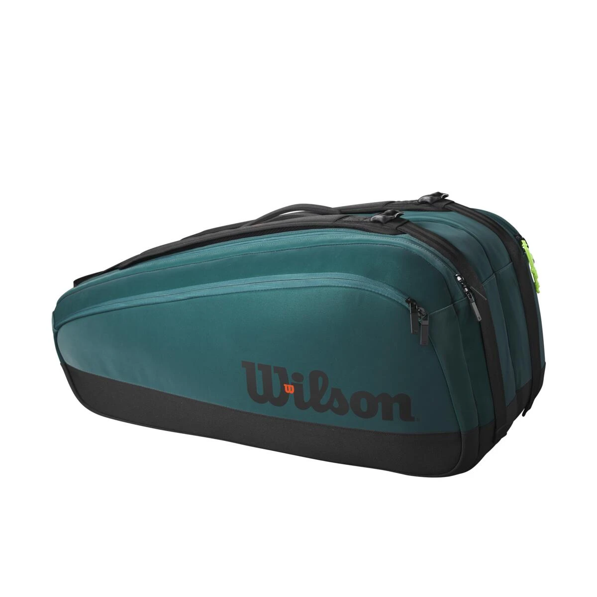Wilson Blade V9 Super Tour 9 Pack Racquet Bag (Green) 3 Wilson Blade V9 Super Tour 9 Pack Racquet Bag (Green)