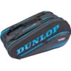 Dunlop PSA 12 Racquet Squash Bag (Black/Blue) -Tennipro Store dunlop psa squash 12 rkt bag black blue main