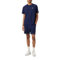 Fila Men's Short Sleeve Crewneck Top (Fila Navy) -Tennipro Store fila mens short sleeve crewneck top fila navy 226885