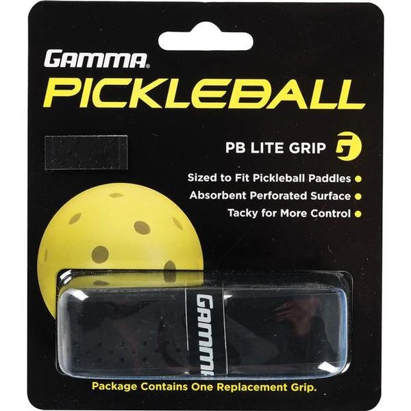 Gamma Pickleball Lite Replacement Grip (Black) 3 Gamma Pickleball Lite Replacement Grip (Black)
