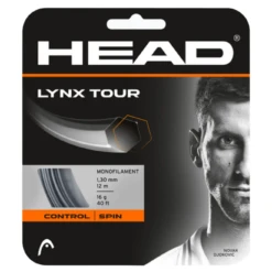 Head Lynx Tour 16/1.30 Tennis String Black
