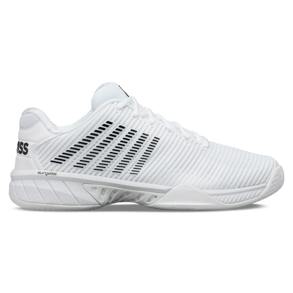 K-Swiss Hypercourt Express 2 Men's Tennis Shoe (White/Black) 3 K-Swiss Hypercourt Express 2 Men's Tennis Shoe (White/Black)