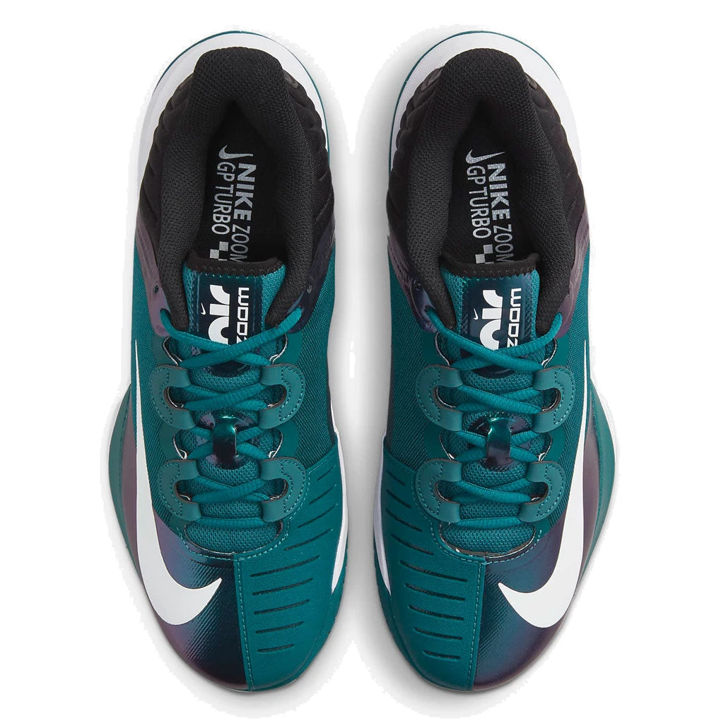 Nike Air Zoom GP Turbo Men's Tennis Shoe (Dark Green/White/Black) 9 Nike Air Zoom GP Turbo Men's Tennis Shoe (Dark Green/White/Black) - Image 7