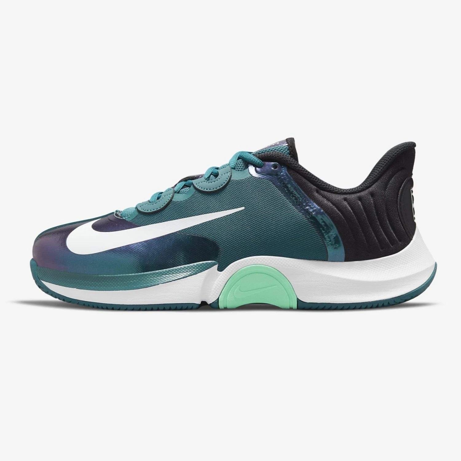 Nike Air Zoom GP Turbo Men's Tennis Shoe (Dark Green/White/Black) 5 Nike Air Zoom GP Turbo Men's Tennis Shoe (Dark Green/White/Black) - Image 3