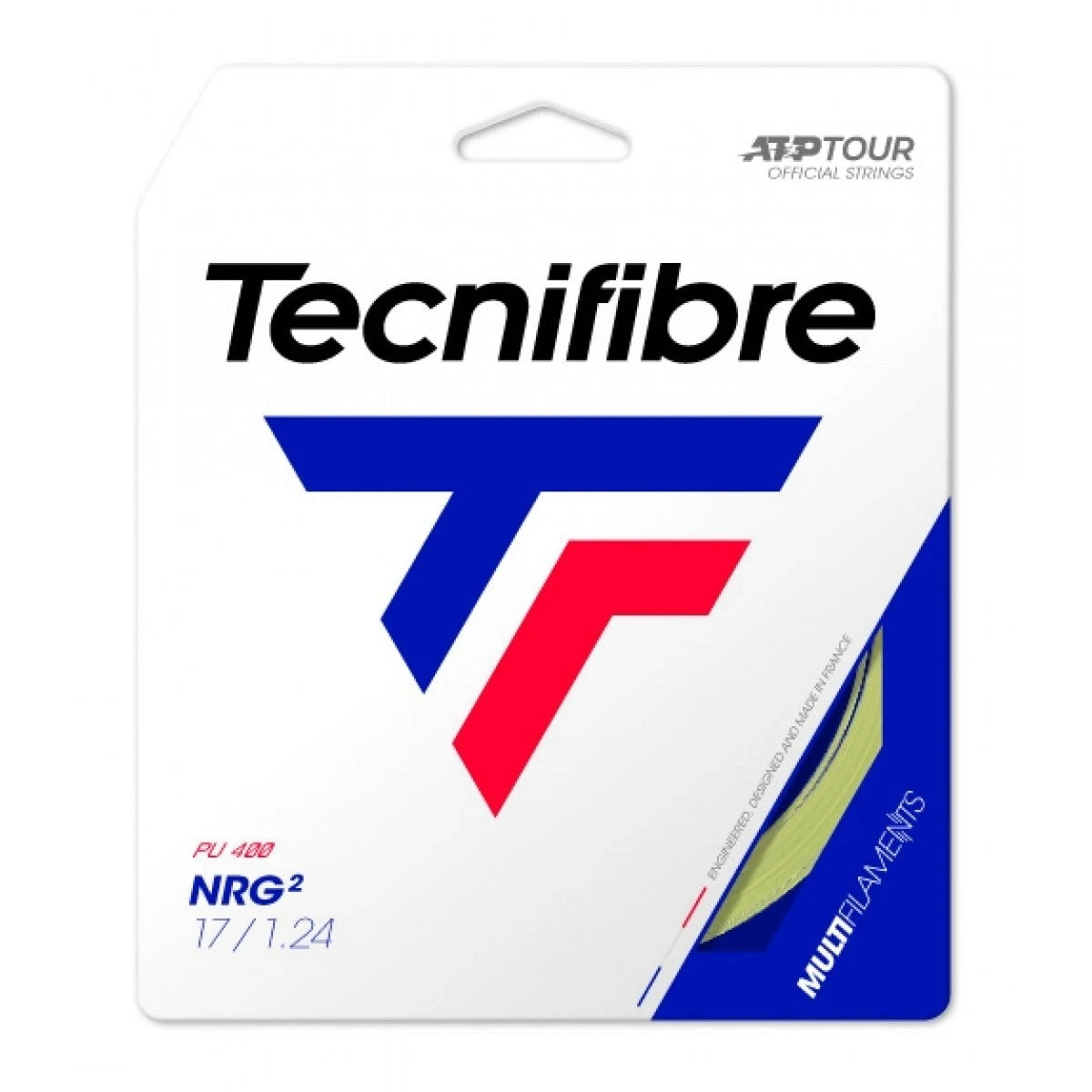 Tecnifibre NRG2 17/1.24 Tennis String (Natural) 3 Tecnifibre NRG2 17/1.24 Tennis String (Natural)