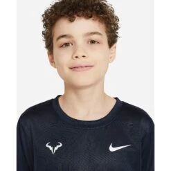 Nike Boys Rafa Dri-FIT Top (Obsidian/White) -Tennipro Store rafa older tennis t shirt 4rZrb5 6