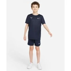 Nike Boys Rafa Dri-FIT Top (Obsidian/White) -Tennipro Store rafa older tennis t shirt 4rZrb5 7