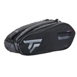Tecnifibre Team Dry 12 Racquet Bag (Black/Silver)