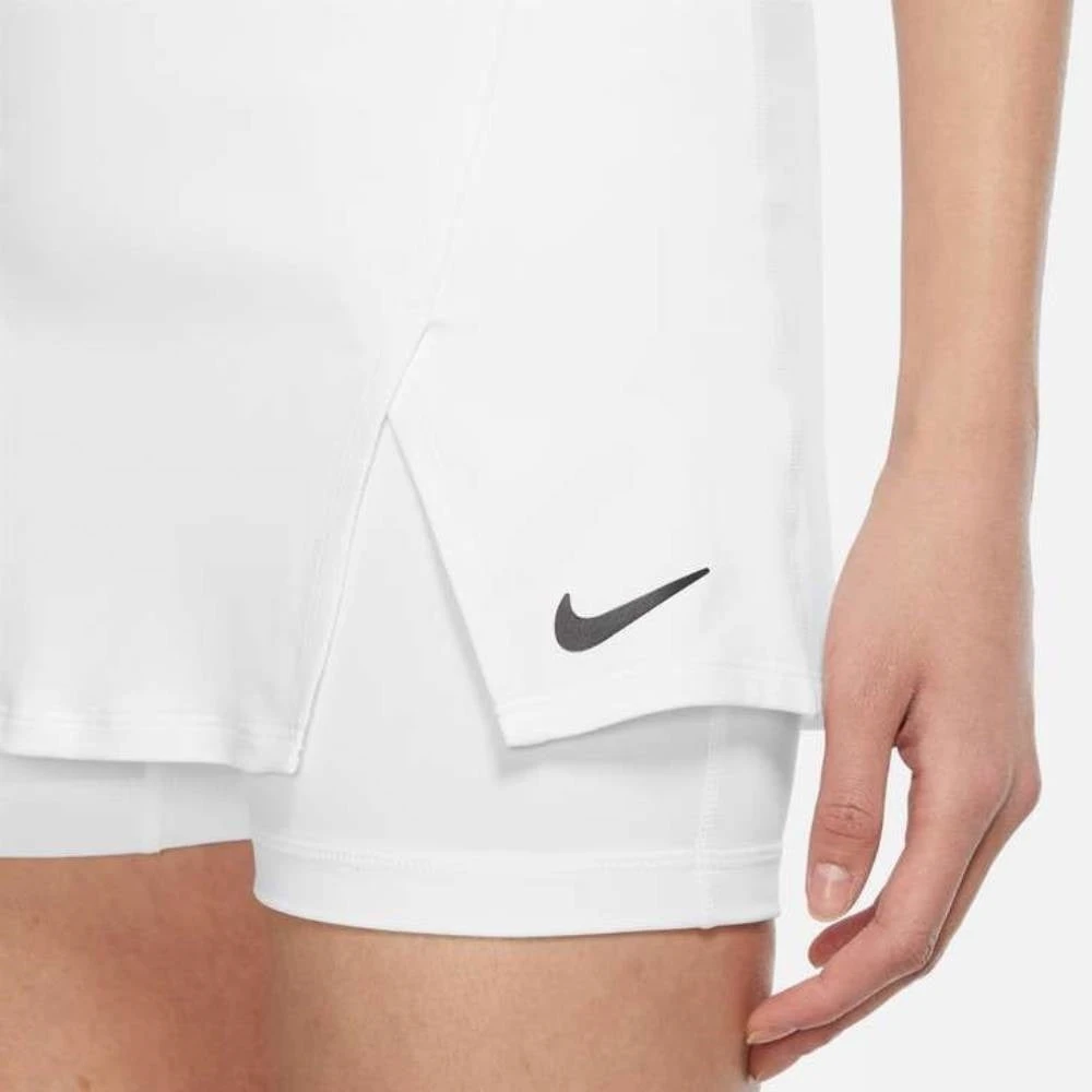 Nike Women's Dri-FIT Victory Skirt Stretch (White/Black) 4 Nike Women's Dri-FIT Victory Skirt Stretch (White/Black) - Image 2