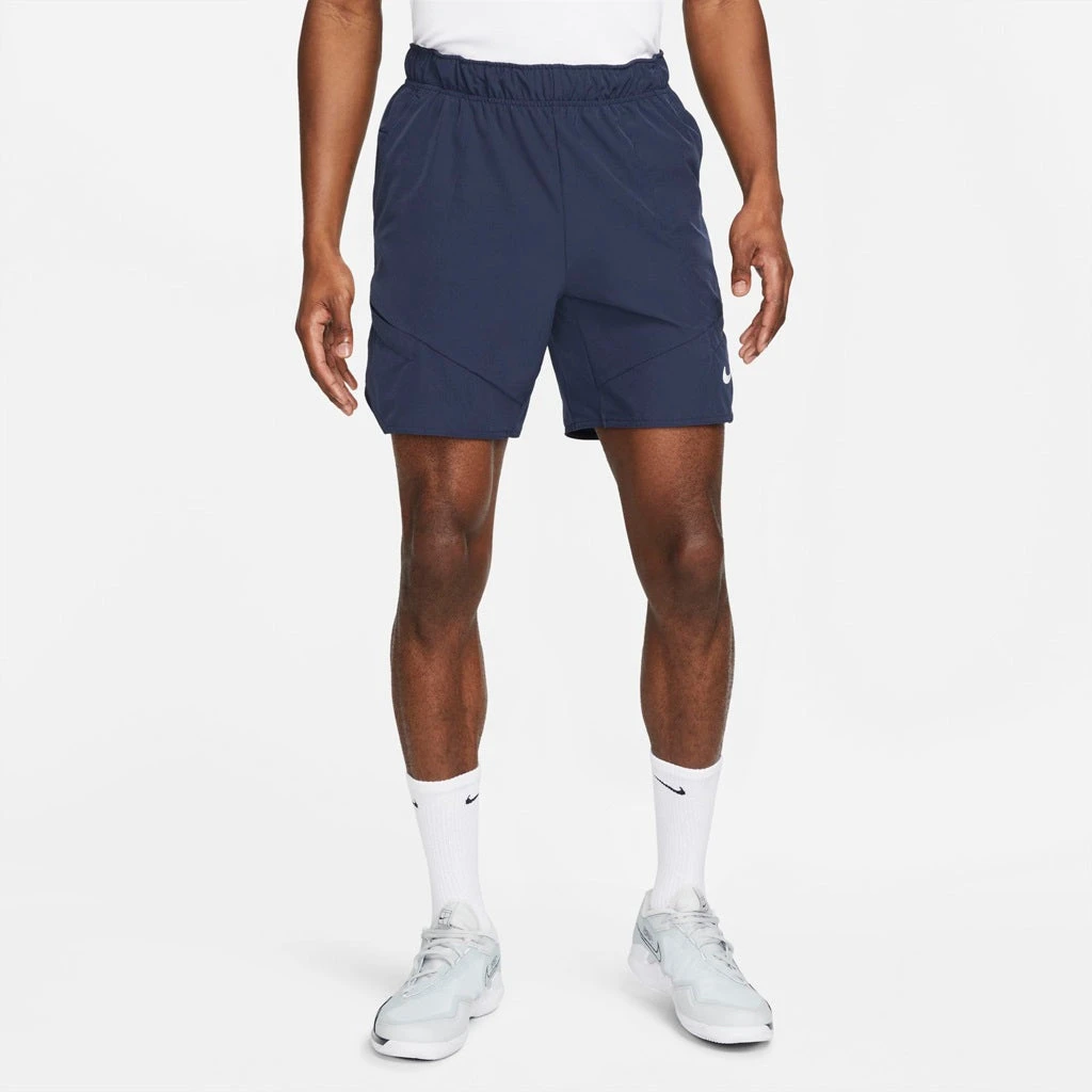 Nike Mens Dri-FIT Advantage Shorts 7-Inch (Obsidian/White) 4 Nike Mens Dri-FIT Advantage Shorts 7-Inch (Obsidian/White) - Image 2