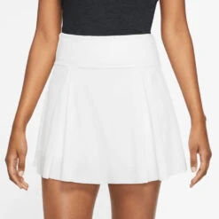 Nike Women's Dri-FIT Advantage Regular Skirt (White/Black)