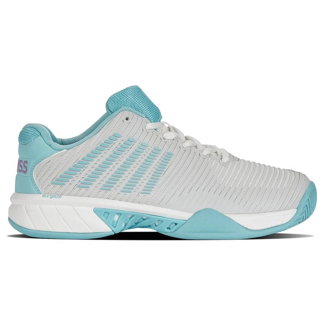 K-Swiss Hypercourt Express 2 Women's Tennis Shoe(Brilliant White/Angel Blue) 3 K-Swiss Hypercourt Express 2 Women's Tennis Shoe(Brilliant White/Angel Blue)