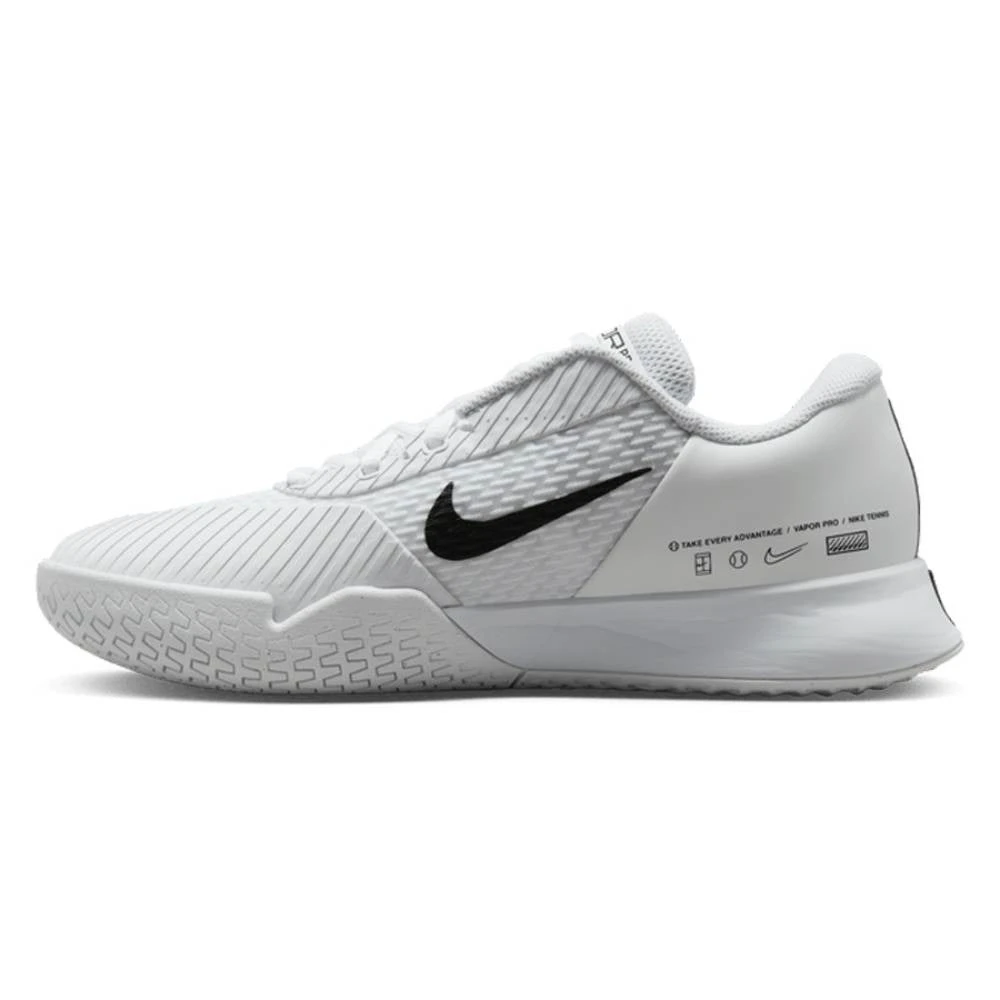 Nike Zoom Vapor Pro 2 Women's Tennis Shoe (White/Black) 4 Nike Zoom Vapor Pro 2 Women's Tennis Shoe (White/Black) - Image 2